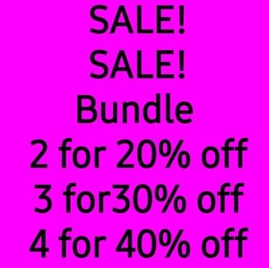 BUNDLE WEEKEND SALE!!